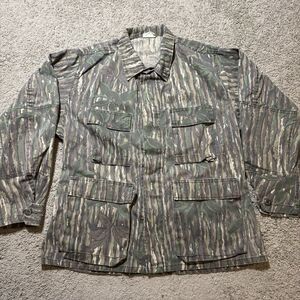 Vintage Realtree Jacket Mens Large Brown Real Tree Camo Hunting Military